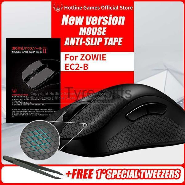 Mäuse Hotline Games Maus-Anti-Rutsch-Klebeband für Zowie Ec2-b Ec2b Maus, schweißresistente Pads, seitliche Maus-Anti-Rutsch-Aufkleber, Maus-Skates, X0807