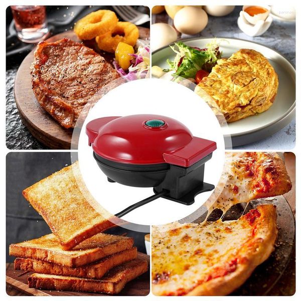 Backformen Elektrische gebratene Steakmaschine Antihaft-Rundgrill-Gadget Mehrzweck für die Herstellung von Pizza, Toast, Eierpfanne, Kuchen, Keksen