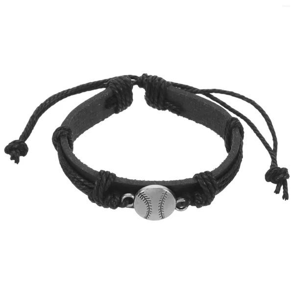 Pulseiras com pingente de beisebol para decoração de festas masculinas pulseiras masculinas lembrancinhas esportivas