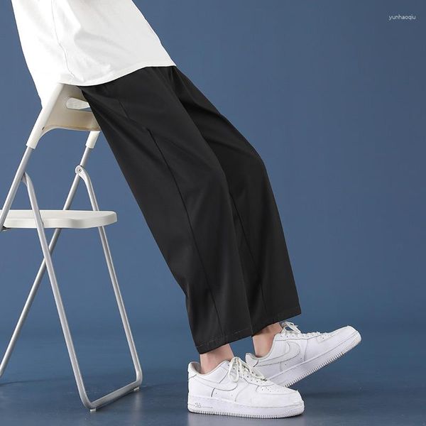 Мужские штаны Harem Casual Men Jogger Branting Streetwear Streetwear Японские модные брюки для мужчины