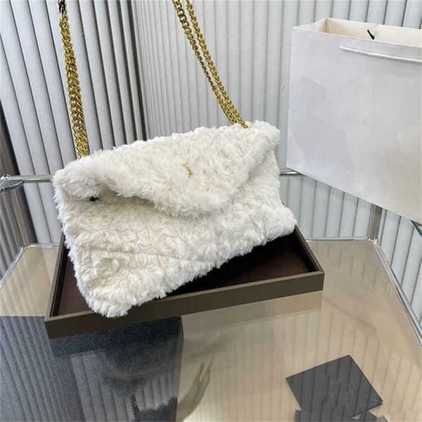 Модные сумки ysbag Shopping Lambswool Cloud Bag Зимние плюшевые тота