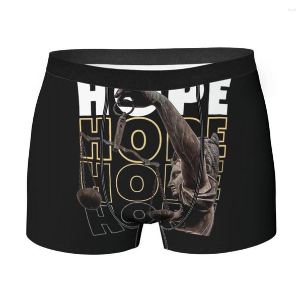 Cueca Estátua Com Equilíbrio Cueca Boxer Masculina Roupa Inflexível Inflexível Altamente Respirável Shorts Sexy de Alta Qualidade Ideia de Presente