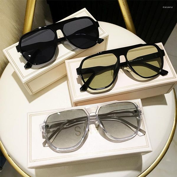 Солнцезащитные очки модная винтажная пилот женщин UV400 Защита летние линзы солнечные очки для мужчин.