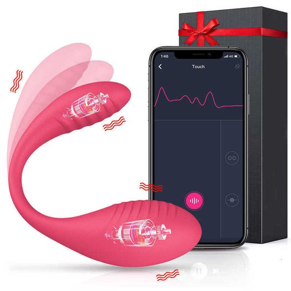 App de massageador controle remoto Bluetooth vagina Balls Vibradores para mulheres ovos vibratórios sem fio Dildo vibrador Feminino calcinha