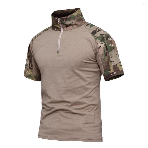 Camisetas masculinas que vendem terno de sapo manga curta camiseta elástica Instrutor Frogman Army Fan CS Tactical Camouflage Top Tshirt