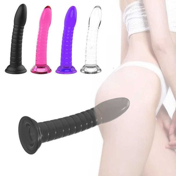 Massageador anal vibrador ventosa buttplug bens íntimos adulto feminino vagina plug para mulheres lésbicas pênis artificial