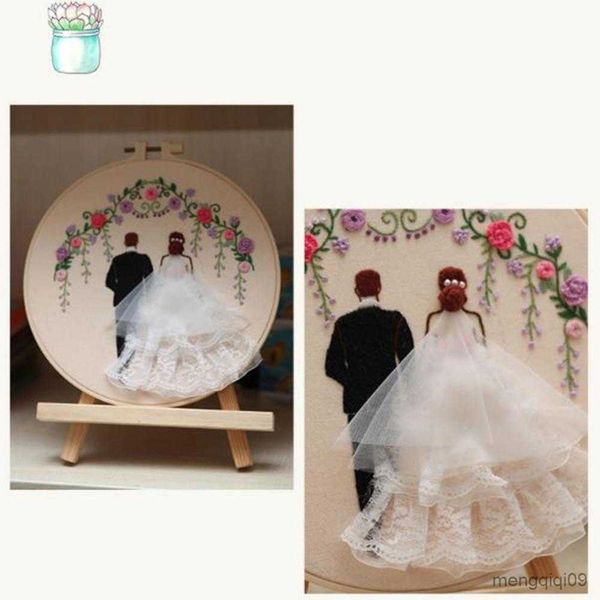 Produtos chineses faça você mesmo bordado noiva vestido de casamento ponto cruz faça você mesmo iniciantes trabalho manual para artesanato amante atacado r230807