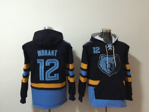 Ja Morant Grizzlie Old Time Basketball Jerseys Memphi Hoodie Pellover Sport