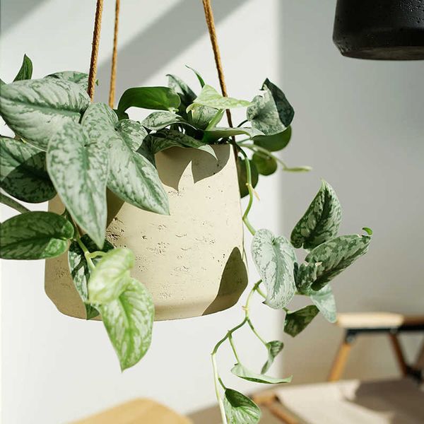 Fioriere Vasi Nordic Pot bunga gantung Pot keranjang menggantung balkon untuk tanaman