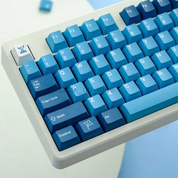 GMK 129 Key Manta Theme Keycaps Cherry Profile PBT Dye Sublimation Mechanical Keyboard Keycap für MX Switch 61/64/68/75/84/87 HKD230808