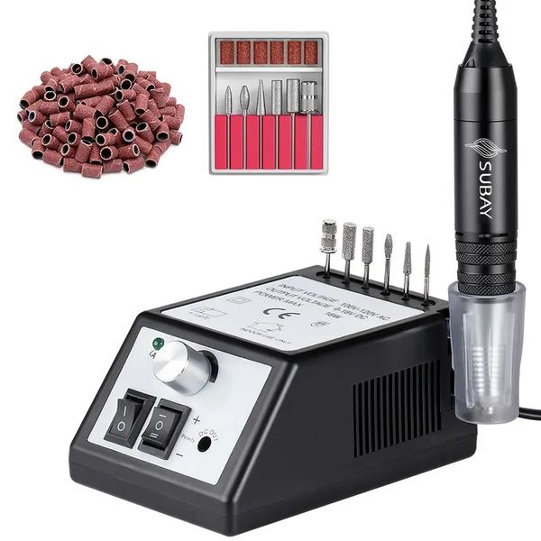 Trapano per unghie elettrico professionale da 30.000 giri/min: kit lima per unghie elettrico compatto per uso in salone di manicure/pedicure per unghie in gel acrilico