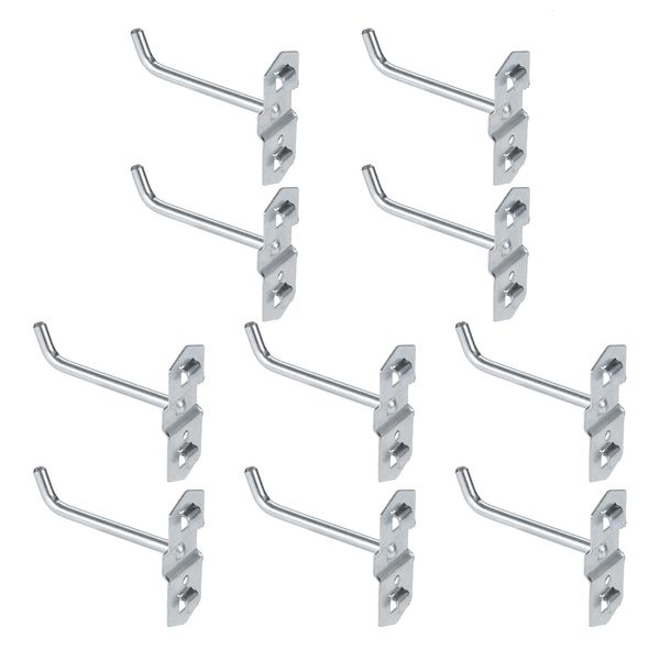 Ganci Rails DRELD 10 PZ 75 MM Strumento Appeso Gancio Metallo Espositore Negozio Buono Scaffale Ispessimento Foro Piastra Cucina domestica 230807