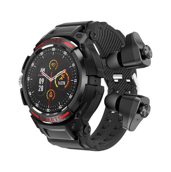 Neueste tolle GT100-Smartwatches, Smartwatch, 2-in-1-Kopfhörer, IP67, wasserdicht, Fitness, Smart-TWS-Uhren