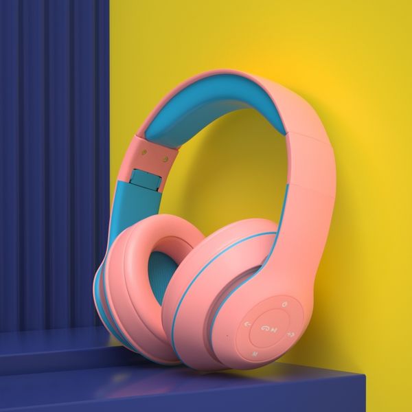 Fones de ouvido sem fio Bluetooth Headphones para o celular Headseteavy Bass Ear fone de ouvido Design leve