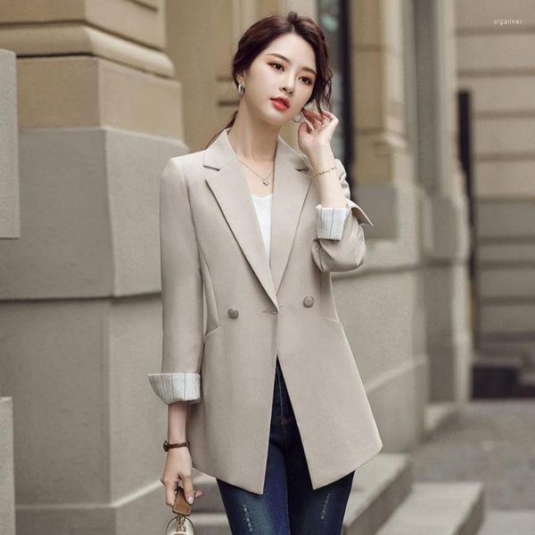 Abiti da donna Giacca piccola 2023 Stile coreano Internet Celebrity Primavera e autunno Temperamento casual Wild Tailored Top Ins