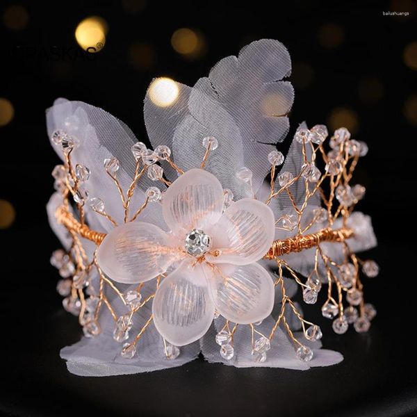 Charm Armbänder Braut Handgelenk Blume Hand für Frauen Künstlicher Blumenstrauß Minimalistische Mädchen Hochzeit Party Einzigartiges Kleid Zubehör