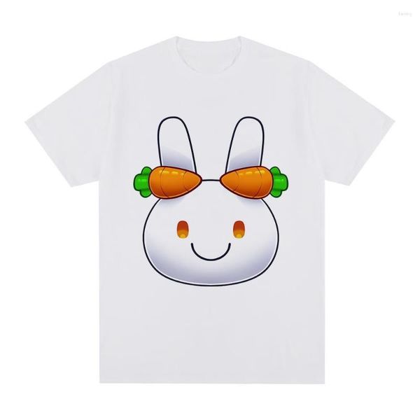 Magliette da uomo Hololive English VTuber Usada Pekora Nousagi Camicia Uomo / Donna Estetica Kawaii Maglietta Unisex Cartoon Cotton Tees