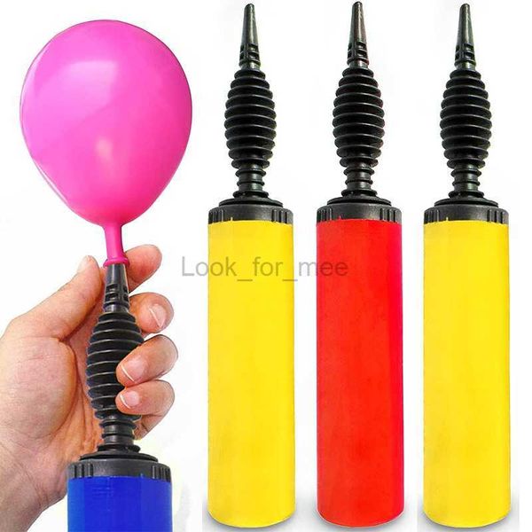 Balon pompası folyo lateks balonlar el push el-push balon şişirme hava pompaları düğün doğum günü partisi dekorasyon malzemeleri aksesuarları hkd230808