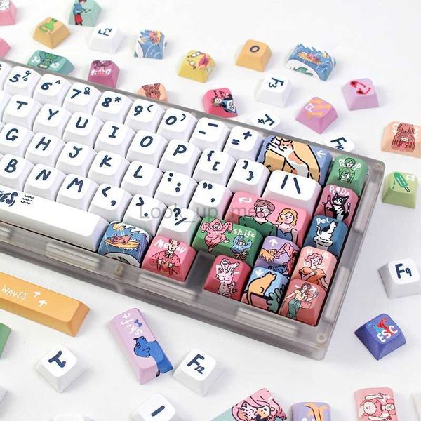 Tema spray XDA Keycap Tastiera meccanica Personalità personalizzata Cute Keycap Sublimazione a caldo PBT HKD230808