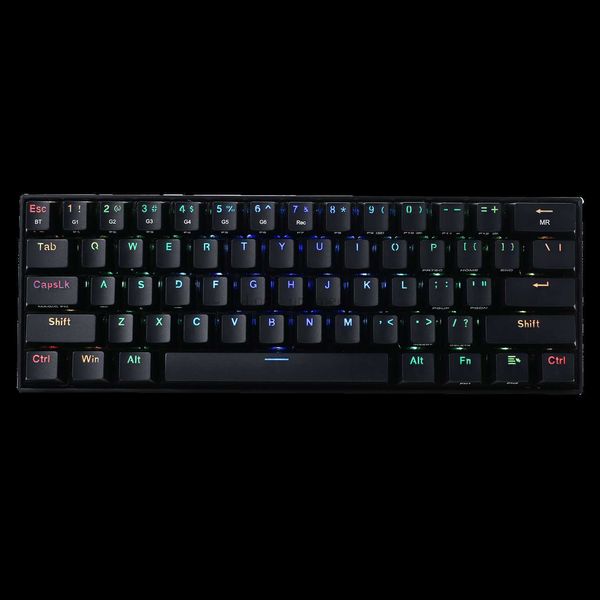 Redragon K530 Draconic 60% Compacto RGB Teclado Mecânico Sem Fio 61 Teclas TKL Projetado 5.0 Bluetooth para PC Laptop Celular HKD230808