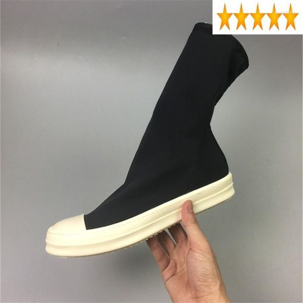 Stivali Uomo Calzino Alla Caviglia 2023 Scarpe Da Ginnastica Di Lusso Lovers Runway Slim Stretch Scarpe Casual Basse Sneakers Nere Taglie Forti