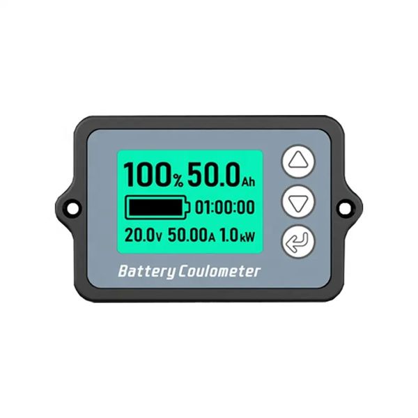 Coulometer TK15 120V50A 100A 350A LCD universale Batteria per auto Carica scarica batteria monitor tensione batteria Indicatore capacità tester tester