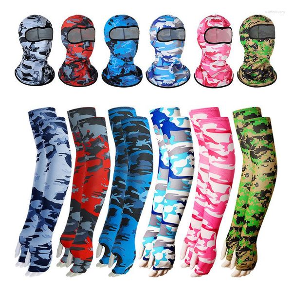 Bandanas kolu güneş kremi kollu güneş UV koruması Gizle dövmeler el kapağı yaz soğutma açık koşu balıkçılık bisiklet headgear