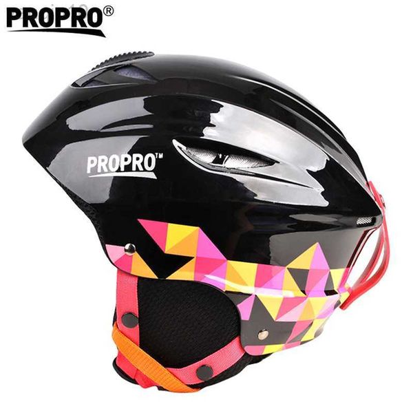 Caschi da sci Casco da sci per uomo Casco da snowboard invernale Donna Bambini Pattinaggio a rotelle Skateboard Moto Bike Sci Slitta Sport Casco di sicurezza HKD230808