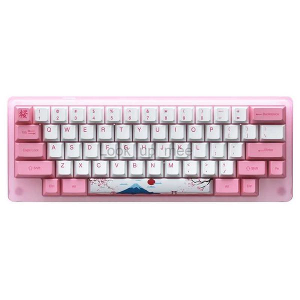 AKKO World Tour ACR 59 60 % verkabelt, Hot-Swap-fähig, mechanische Gaming-Tastatur Cherry Profile im HHKB-Stil, Doubleshot PBT-Tastenkappen, Win/Mac HKD230808