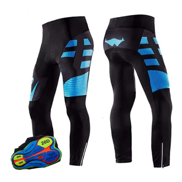 Pantaloni da ciclismo Pantaloni da bicicletta da uomo outdoor estate MTB antiurto biancheria intima imbottita bicicletta da strada Lycra bicicletta Pantaloni lunghi 230807