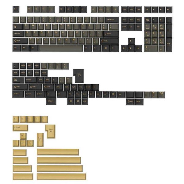 GJ Shimmer Dim Light Colorway Cherry PBT DoubleShot Keycap для клавиатуры MX 60 65 87 104 GH60 CSCT75 BM60 BM65 Судьи -призраки HKD230808