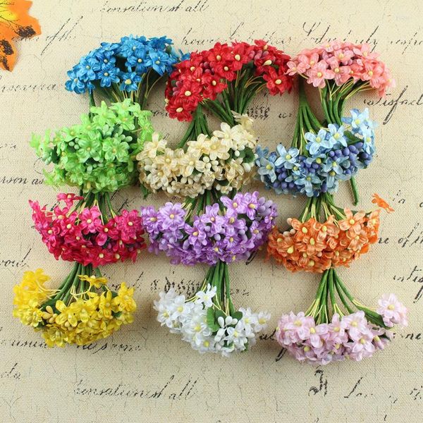 Flores decorativas Traumdeutung Outono Plantas Secas Artificiais Para Decoração Casa Casamento Planta Falsa Papel Artesanal Fleur Jardim Flores