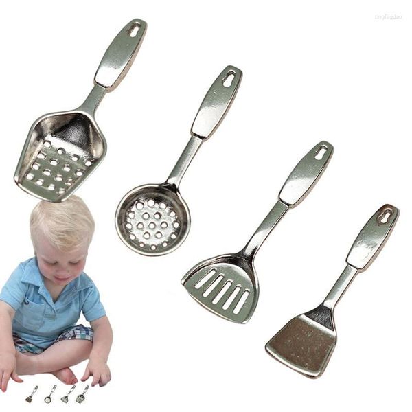 Set di stoviglie Utensili da cucina per case delle bambole Mini accessori fai-da-te Piccolo kit in miniatura carino squisito