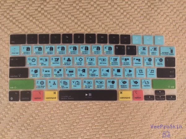 Capas de teclado Davinci Resolve for Air 136 M2 A2681 Pro 14 polegadas 16 A2442 A2485 M1 Capa de silicone 230808