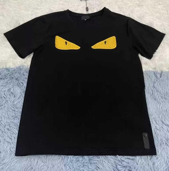 2023 Herren T-Shirt Designer für Männer Casual Frau Shirts Little Monster Eye Muster Männer Lose T-Shirts Schwarzer Mann T-Shirt Top Qualität M-XXXL