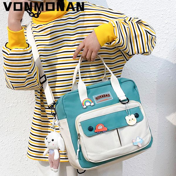 Saco de noite pequeno coelho bonito mochila feminina estudante faculdade mochila meninas crachá livro mochila kawaii senhoras moda ombro 230807