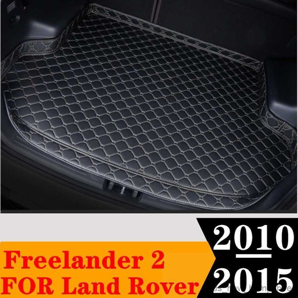 Tapete porta-malas Sinjayer bagasi mobil Mat tahan air AUTO Parts Tail Boot karpet sisi tinggi kargo bantalan Liner cocok para Land Rover Freelander 2 2010 R230808