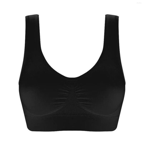 Damen-Shaper, 3er-Pack, nahtloses Netz-Sport-BHs für Damen, atmungsaktiv, kabellos, Yoga, kabelloses Tank-Top, hochintensive Push-Up-Unterwäsche