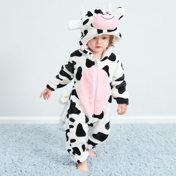 Cosplay Baby Strampler Winter Kigurumi Katze Kostüme Für Mädchen Jungen Kleinkind Tier Overall Säuglings Kleidung Pyjamas Kinder Overalls ropa bebes 230808