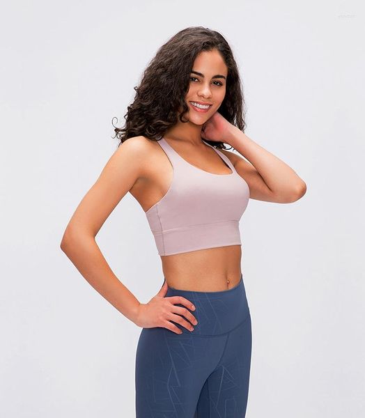 Roupa de ioga LuluRoupas femininas Ginásio Esporte Fitness Top Sutiã esportivo feminino Crop Tube Roupa íntima Roupa esportiva ao ar livre Jogging Sutiãs de lazer