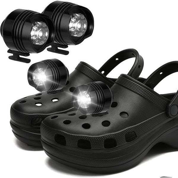 Accessori per parti di scarpe Alligator Light Fari Striscia LED 3 modalità Ipx5 Impermeabile Adatto per cani da passeggio Cam Ciclismo Drop Delivery