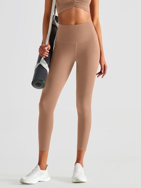 Calças ativas para ioga femininas de cintura alta leggings esportivos para meninas calças femininas sólidas para treino feminino roupas esportivas