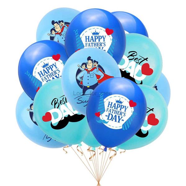 10 pçs/set 12 polegadas Feliz Dia dos Pais Feliz Mãe Látex Balão Melhor Pai Mãe Decorações de Festa Eu Amo Papai Balões Impressos Presente HKD230808
