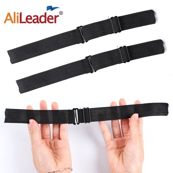 Toucas de peruca Alileader 50-100PCS Preço de atacado ajustável Nylon Bandas elásticas mais altas para perucas Fazendo toucas de peruca Rede de cabelo Ferramentas para fazer perucas 230808