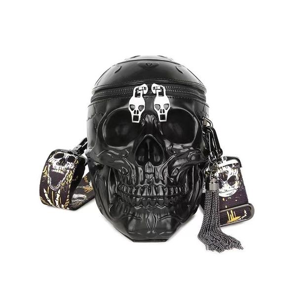 Borsa da sera Borsa Divertente Testa di scheletro Borse e borsette per confezione singola Stilista Satchel Skull 230807