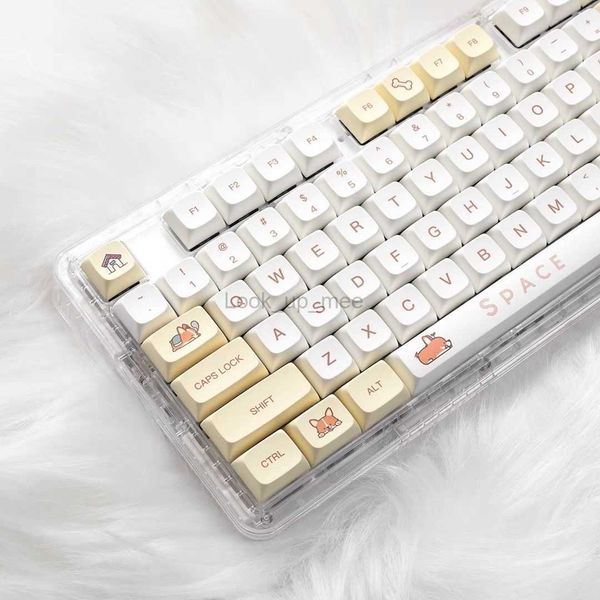 Новый Corgi KeyCap PBT Dye Профиль сублимации xda 135 Ключи для Cherry MX Switch DIY Настройка макета FILCO Механическая клавиатура HKD230808