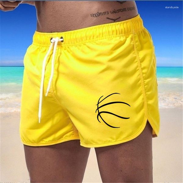 Herren Shorts Badehose Maillot De Bain Jungen Flachwinkel Schnelltrocknend Surfen