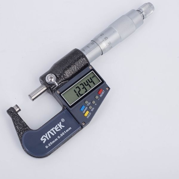 Mikrometer 0,001 mm Digitales Mikrometer 0-100 mm Elektronische Außenmikrometer Verchromte Messschieber-Messwerkzeuge 0-25-50-75-100 mm 230807