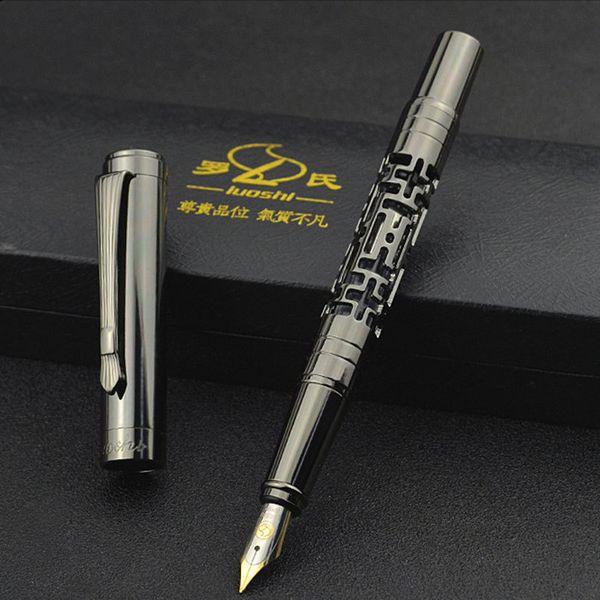 Фонтановые ручки Metal Pen Nib 07 мм каллиграфия винтажный подарок для написания канцелярских товаров офисные школьные принадлежности 230807