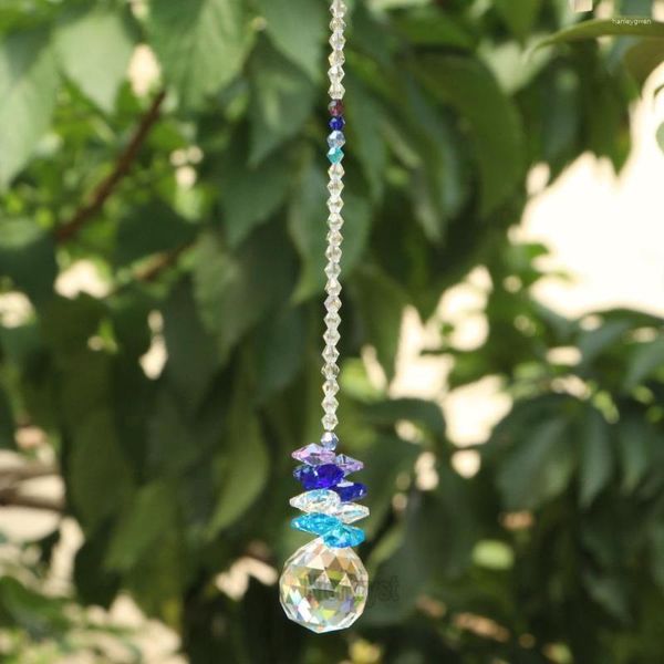 Lampadario Crystal Ball Suncatcher Feng Shui Prismi Ciondolo Pendolo Hanging Window Decor 40mm